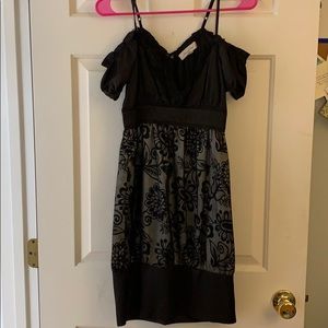 Black dress with lace